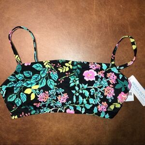 NWT Floral Bikini Top